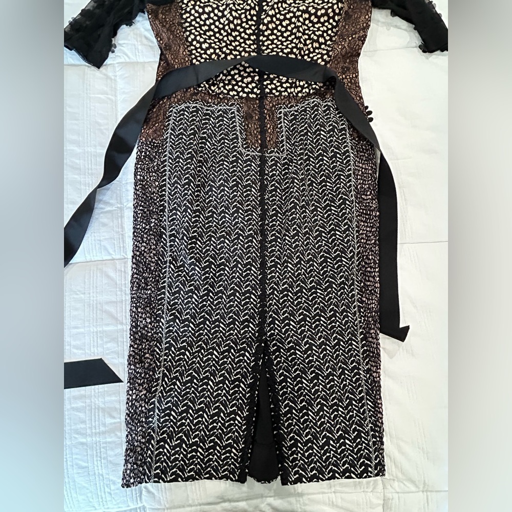 Byron Lars Beguile Multicolor Anthropologie Allusion Sheath Dress Size 4 NWOT - Picture 7 of 11